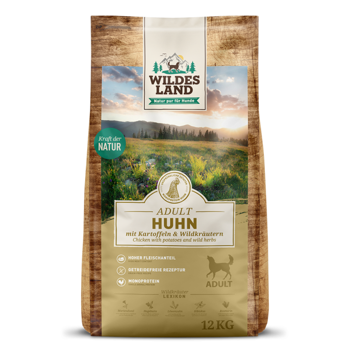 Wildes Land | Huhn mit Kartoffel | Classic Adult | 30 kg