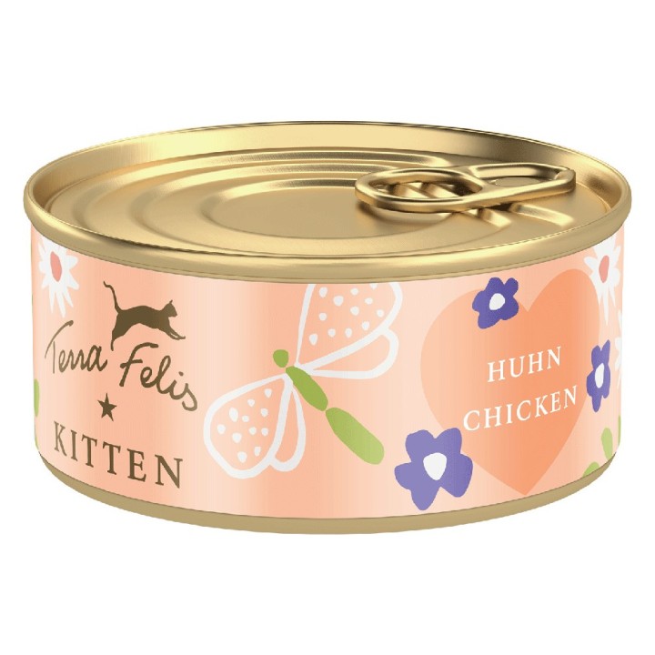 Terra Felis Kitten 18 x 70 g - Huhn