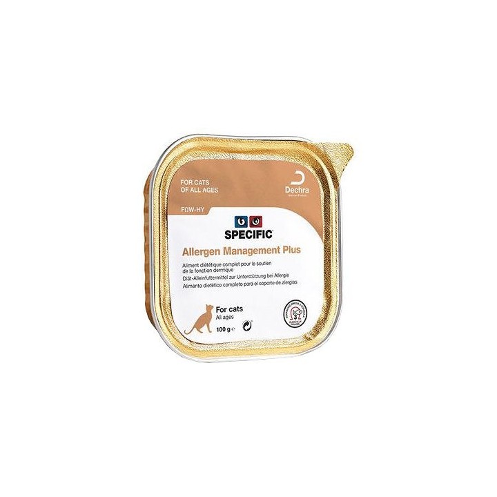 SPECIFIC Allergen Management Plus FOW-HY Katzenfutter - Schälchen - 7 x 100 g