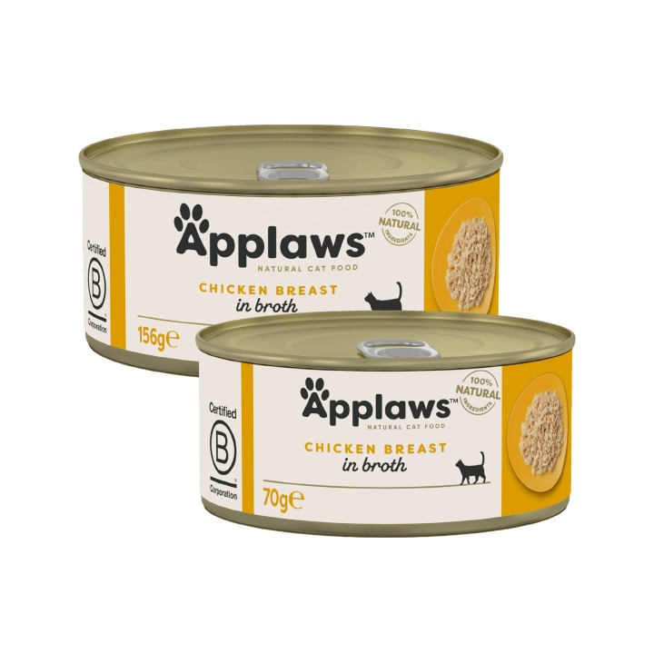 Applaws Katzenfutter - Dosen - Chicken Breast - 24 x 70 g