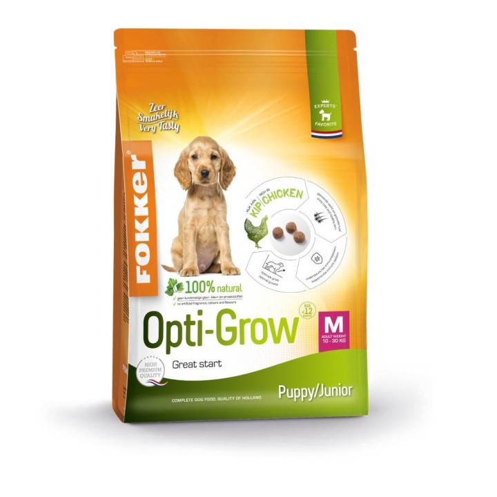 Fokker Puppy/Junior Opti-Grow Medium - 13 kg
