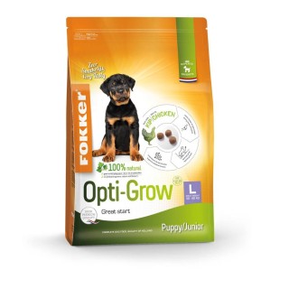 Fokker Puppy/Junior Large Opti-Grow Hundefutter - 13 kg