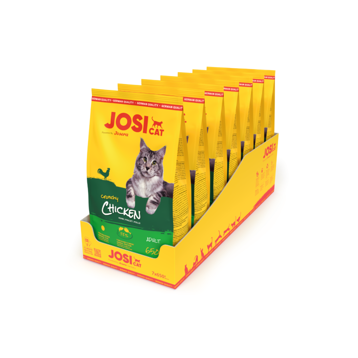 JosiCat Crunchy Chicken 7 x 650 g