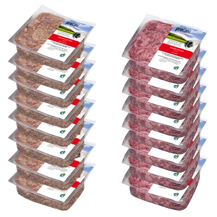 proCani Rind-Paket - 16 x 500 g