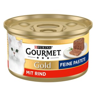 Gourmet Gold Feine Pastete 12 x 85 g - Rind
