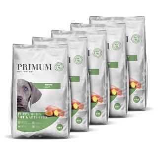 Primum | Huhn mit Kartoffel | Soft Puppy | 5 x 5 kg