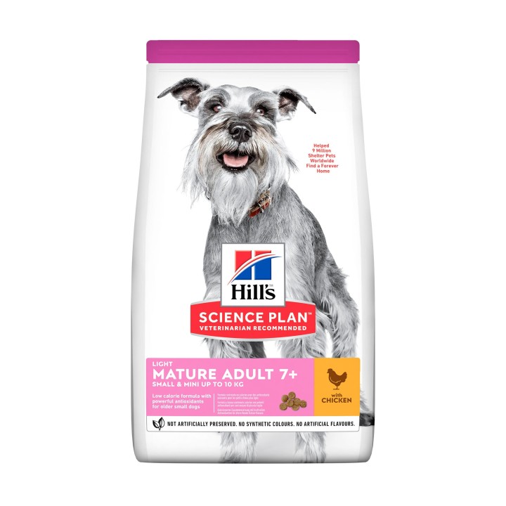 Hill's Science Plan Mature / Adult Light Mini Hundefutter - 2,5 kg