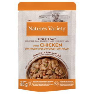 Nature's Variety Bites in Soße 22 x 85 g - mit Huhn