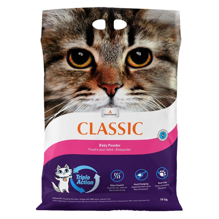 Intersand Classic Katzenstreu Babypuder - 14 kg