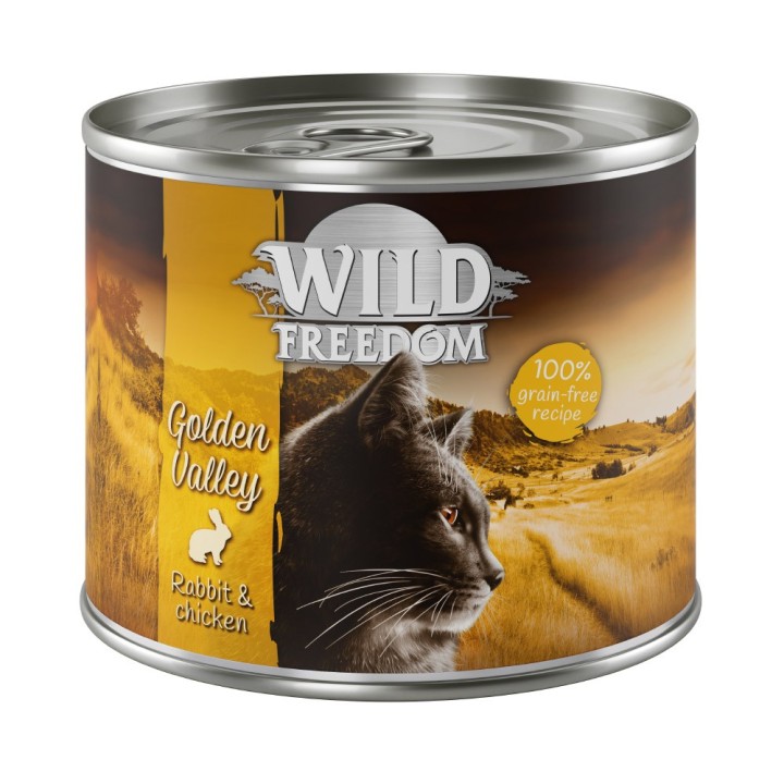 Wild Freedom Probierpaket: 400 g Trockenfutter + 6 x 200  /  70 g Nassfutter - Adult Wide Country Geflügel + gemischtes Paket