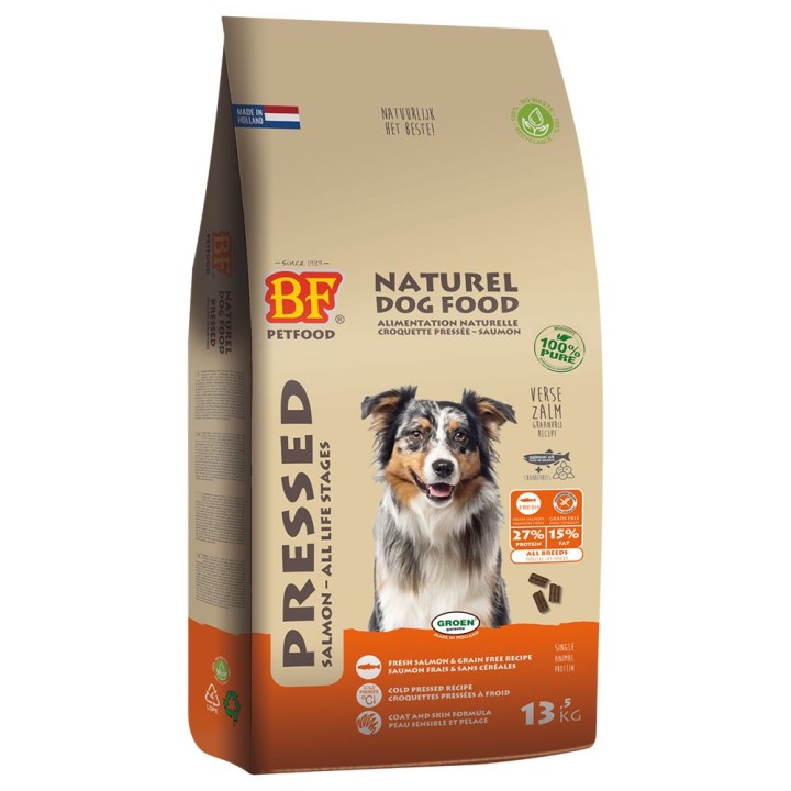 BF Petfood Lachs gepresst, getreidefrei - 13,5 kg