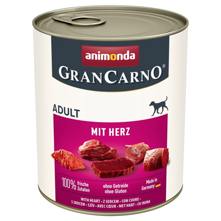 animonda GranCarno Original Adult 6 x 800 g - Herz