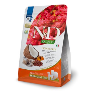 Farmina N&D Quinoa Adult Skin & Coat mit Hering & Kurkuma - 7 kg