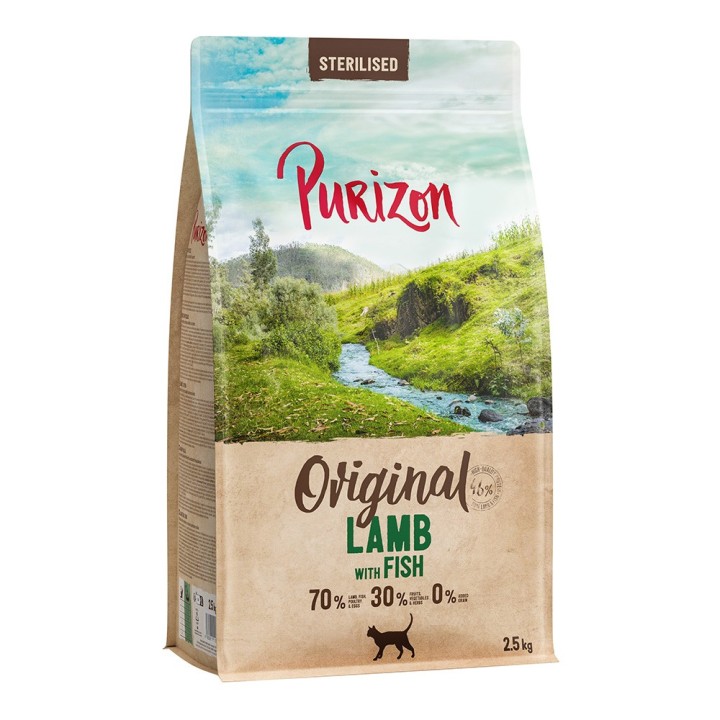 Purizon Sterilised Adult Lamm mit Fisch - getreidefrei - 2,5 kg