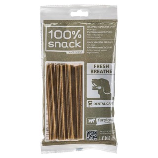 Ferplast Zahnpflege-Snack Snowflake Ascophillum - Größe M: für mittelgroße Hunde (12 - 25 kg)