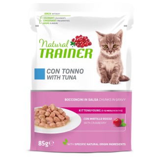 Natural Trainer Kitten & Young  - 12 x 85 g Thunfisch