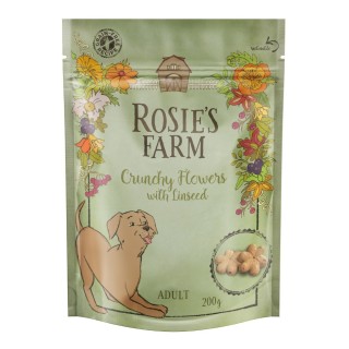 Rosie's Farm Snacks Adult "Crunchy Flowers" - Sparpaket: 3 x 200 g