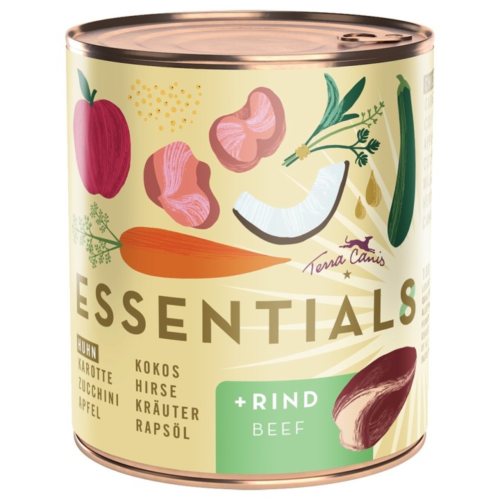 Terra Canis Essential 8+ 6 x 780 g - Huhn & Rind