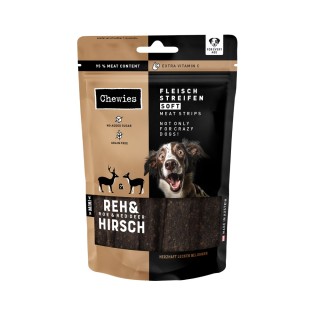 Chewies Fleischstreifen Soft 150g - Sparpaket: Wild 2 x 150 g
