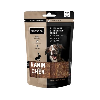 Chewies Fleischstreifen Soft 150g - Sparpaket: Kaninchen 2 x 150 g