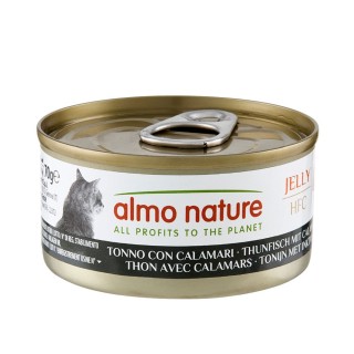 Almo Nature HFC Natural 6 x 70 g - Thunfisch mit Calamaris in Gelee