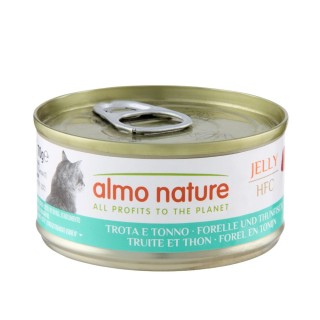 Almo Nature HFC Natural 6 x 70 g - Forelle & Thunfisch in Gelee