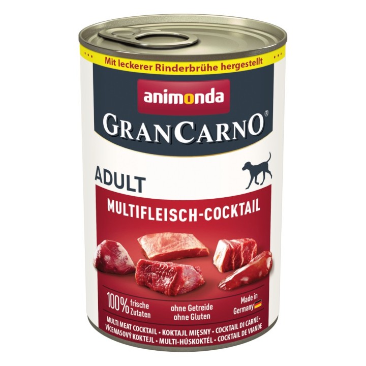 animonda GranCarno Original Adult 6 x 400 g - Multifleisch-Cocktail