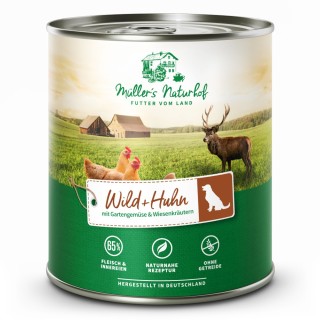 Müller’s Naturhof | Wild und Huhn | Traditionell | 30 x 800 g