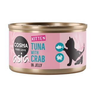 Cosma Asia Kitten 6 x 85 g - Thunfisch mit Krebsfleisch