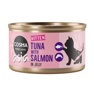 Cosma Asia Kitten 6 x 85 g - Thunfisch mit Lachs
