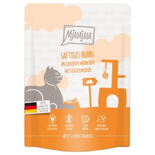 MjAMjAM Quetschie 6 x 300 g - saftiges Huhn an leckeren Möhrchen