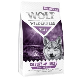 Wolf of Wilderness "Soft - Silvery Lakes" Freiland-Huhn & Ente - getreidefrei - 1 kg MINI
