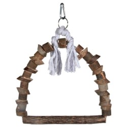 Trixie Vogelschaukel Natur - Größe S: L 21 x B 20 cm, Stange Ø 12 mm