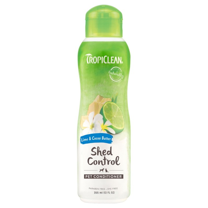 TropiClean Shed Control Lime & Cocoa Shampoo - 355 ml