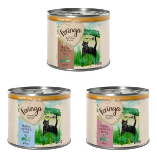 Feringa Country Style Menü 6 x 200 g - Mixpaket 1: Truthahn, Rind, Forelle