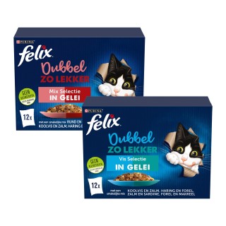 FELIX Doppelt so lecker - Auswahl Mix - 12 x 85 g