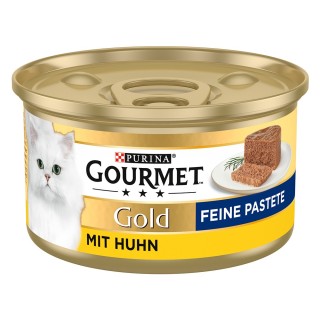 Gourmet Gold Feine Pastete 12 x 85 g - Huhn