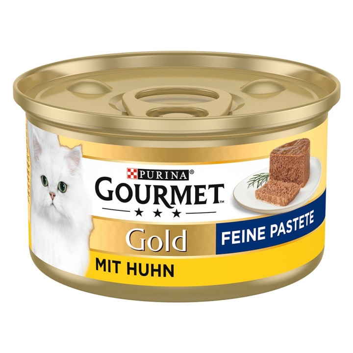 Gourmet Gold Feine Pastete 12 x 85 g - Huhn