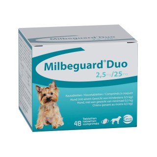 Milbactor für große Hunde - 4 Tabletten