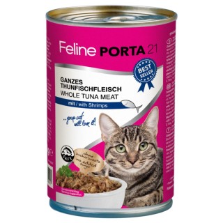 Feline Porta 21 6 x 400 g - Thunfisch mit Shrimps