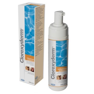 Clorexyderm Foam - Liquid Solution Haar/ Hautpflege - Sparpaket: 2 x 200 ml