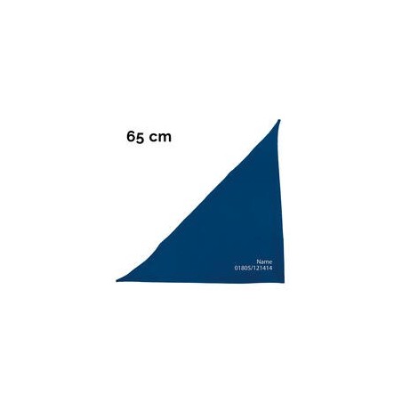 Schecker - Besticktes Halstuch Tel. Nr. +  Name [65cm - Blau]