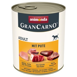 animonda GranCarno Original Adult 6 x 800 g - mit Pute