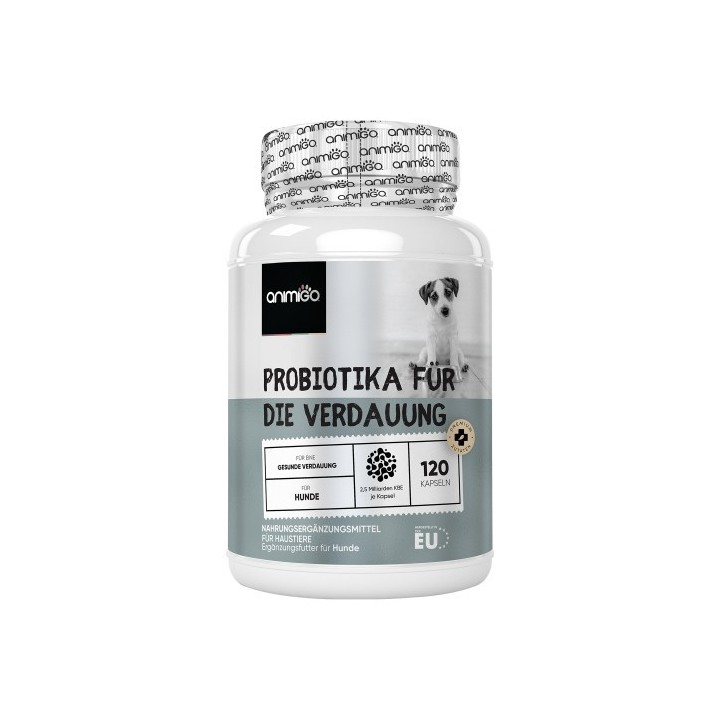 Probiotika für die Verdauung bei Hunden  Nahrungsergänzung für die Verdauung von Hunden  120 Kapseln  Online bestellen