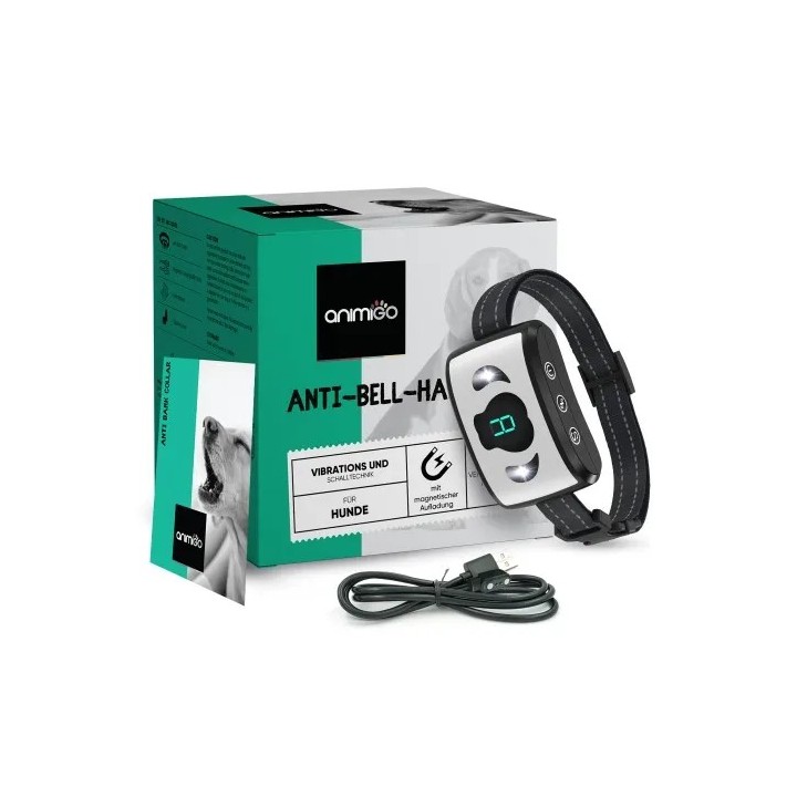 Anti-Bell Halsband Hund - Training Vibrations Halsband ohne Elektroschocks - USB aufladbar, Wiederaufladbare - Für Hunde &gt,