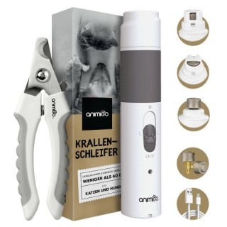 Krallenschleifer mit Krallenschneider für Hunde und Katzen  Mit USB-Ladekabel  Jetzt bestellen