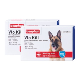 Beaphar Floh Kill+ - Katze & Hund bis 11 kg - 6 Tabletten