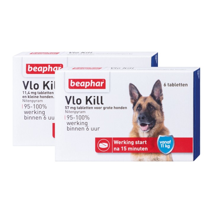 Beaphar Floh Kill+ - Katze & Hund bis 11 kg - 6 Tabletten