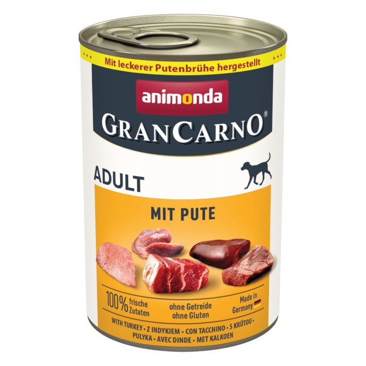 animonda GranCarno Original Adult 6 x 400 g - mit Pute