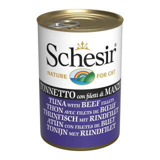 Schesir in Gelee 6 x 140 g - Thunfisch mit Rinderfilet